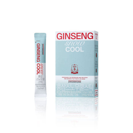 Korean Red Ginseng Extract Snow Cool Stick Peach Flavor 1.5g 10 Sticks - Très Elite