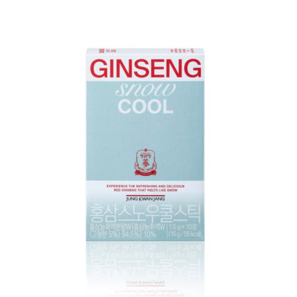 Korean Red Ginseng Extract Snow Cool Stick Peach Flavor 1.5g 10 Sticks - Très Elite