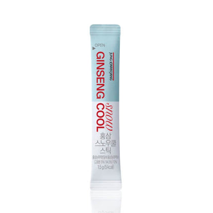 Korean Red Ginseng Extract Snow Cool Stick Peach Flavor 1.5g 10 Sticks - Très Elite