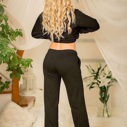 Kalimo Cotton Blend Track Pants with Concealed Pockets for Essential Storage - Très Elite