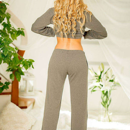Kalimo Cotton Blend Track Pants with Concealed Pockets for Essential Storage - Très Elite