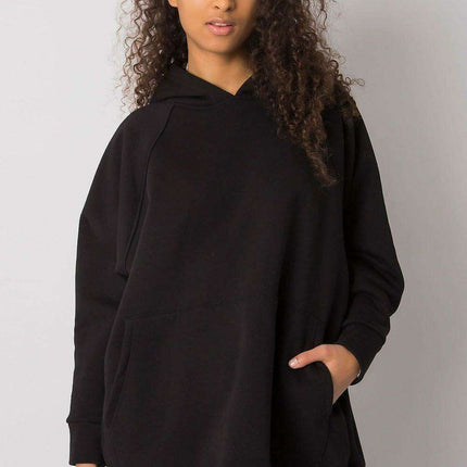 Kangaroo Pocket Longline Hoodie Sweatshirt - Très Elite