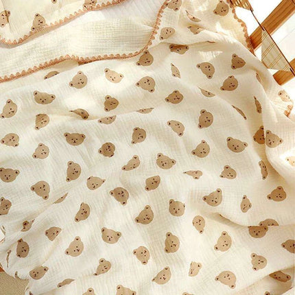 Kangobaby Luxurious 4-Layer Muslin Cotton Baby Blanket Set - Cozy Newborn Swaddle and Quilt - Très Elite
