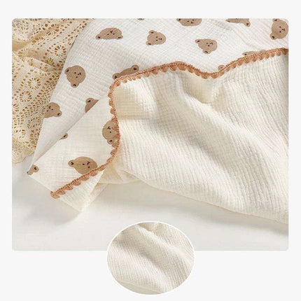 Kangobaby Luxurious 4-Layer Muslin Cotton Baby Blanket Set - Cozy Newborn Swaddle and Quilt - Très Elite