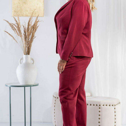 Karko Curvy Women's Stretch Blend Jacket - Sizes 38-56 Available - Très Elite