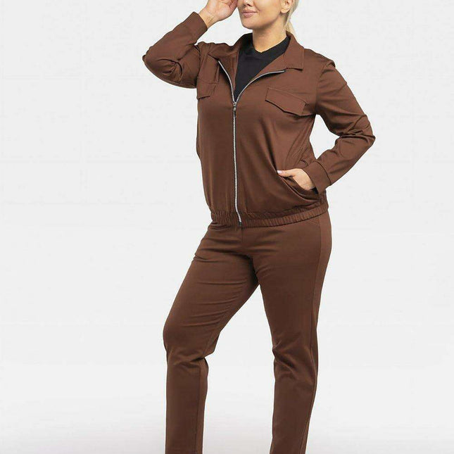 Karko Plus Size Cozy Knit Sweatshirt