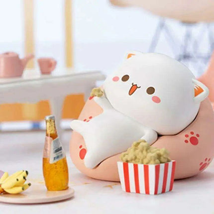 Kawaii Mitao Cat Series 2 Surprise Blind Box Figures - Adorable Lucky Cat Collectibles for Home Decor and Gifting - Très Elite