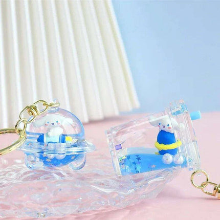 Kawaii Sanrio Cinnamoroll Cosmic Walk Series Acrylic Keychain - Adorable Pendant Gift - Très Elite