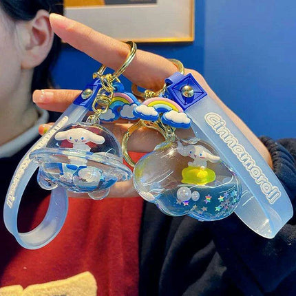 Kawaii Sanrio Cinnamoroll Cosmic Walk Series Acrylic Keychain - Adorable Pendant Gift - Très Elite