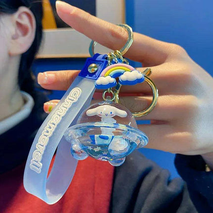 Kawaii Sanrio Cinnamoroll Cosmic Walk Series Acrylic Keychain - Adorable Pendant Gift