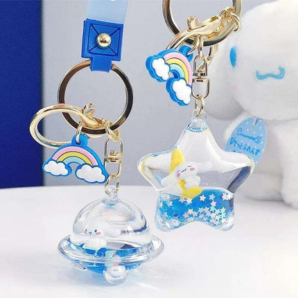 Kawaii Sanrio Cinnamoroll Cosmic Walk Series Acrylic Keychain - Adorable Pendant Gift - Très Elite