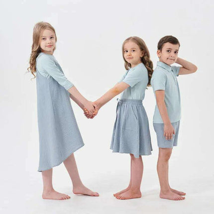 Kids' Summer Muslin Outfit Set - Très Elite