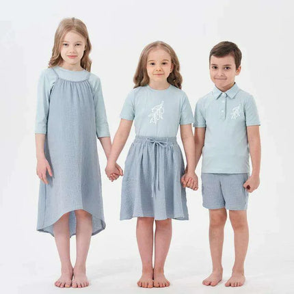 Kids' Summer Muslin Outfit Set - Très Elite