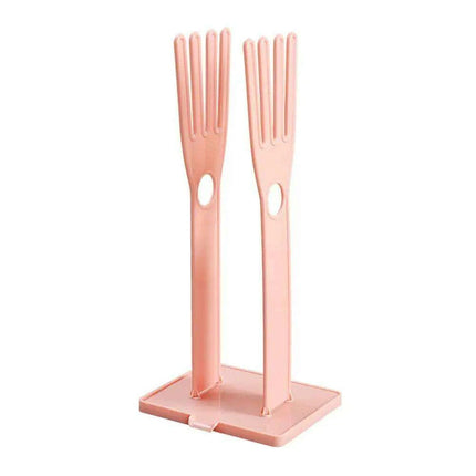 Kitchen Sink Glove Storage System with Detachable Draining Rack for a Neat Kitchen - Très Elite
