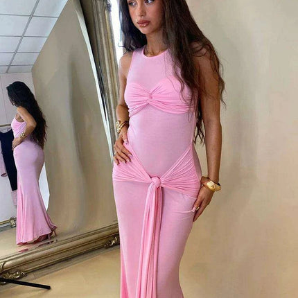 Knit Drape Dress: Effortless Elegance for Every Occasion - Très Elite