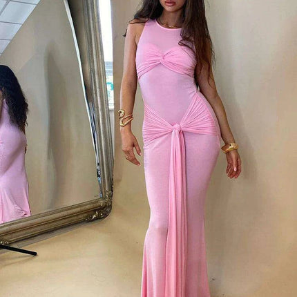 Knit Drape Dress: Effortless Elegance for Every Occasion - Très Elite
