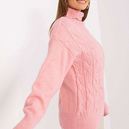 Knitted Turtleneck Pullover Sweater