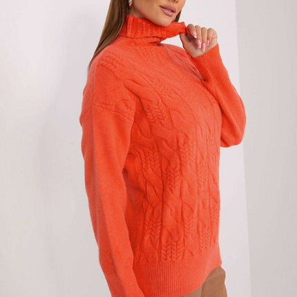 Knitted Turtleneck Pullover Sweater