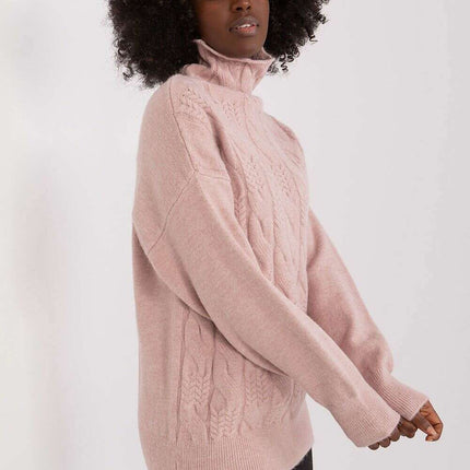 Knitted Turtleneck Pullover Sweater