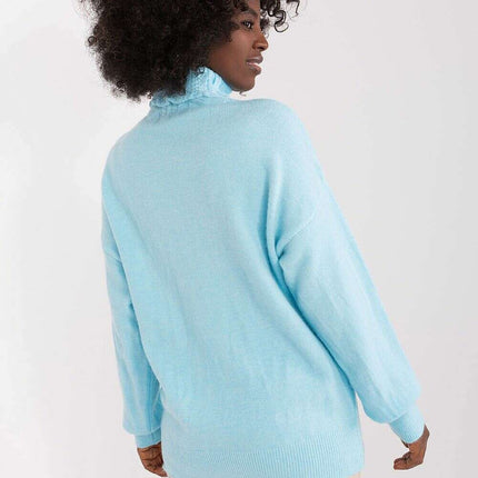 Knitted Turtleneck Pullover Sweater