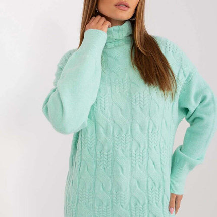Knitted Turtleneck Pullover Sweater