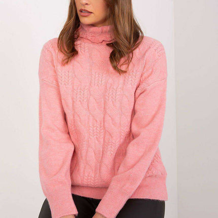 Knitted Turtleneck Pullover Sweater