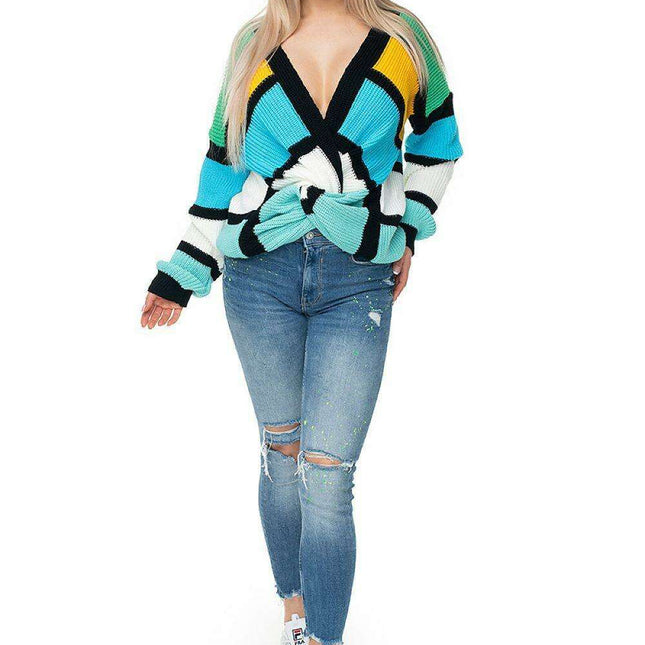 Knot-Detail Convertible Sweater - Your New Wardrobe Favorite - Très Elite