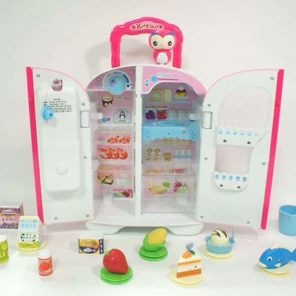 Kongsuni Interactive Food Adventure Refrigerator Playset - Très Elite