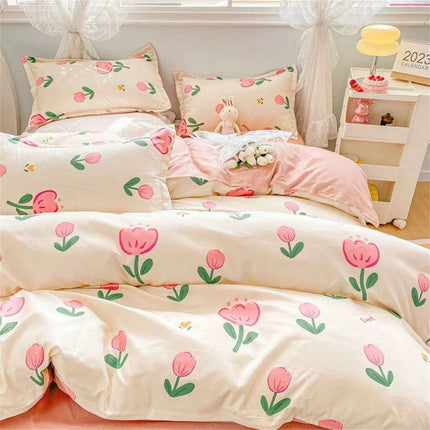 Korean Heart Bedding Set - Très Elite