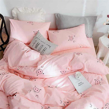 Korean Heart Bedding Set - Très Elite