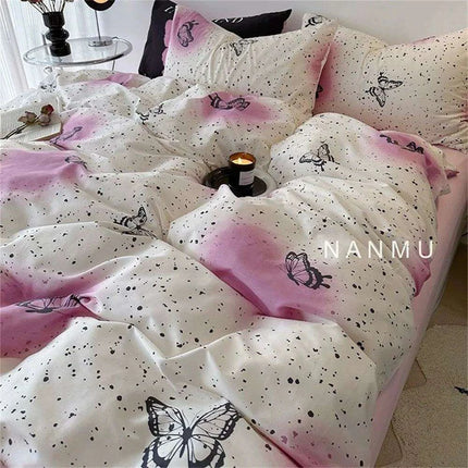 Korean Heart Bedding Set - Très Elite