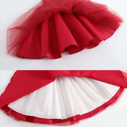 Korean-Inspired Elegant Big Bow Dress for Baby Girl's First Birthday Celebration 2023 - Très Elite