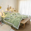Green / 1.2m Bed(3pcs) / Fitted Bed Sheet