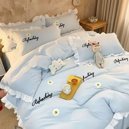 Korean Princess Ruffled Bedding Collection for Girls - Très Elite