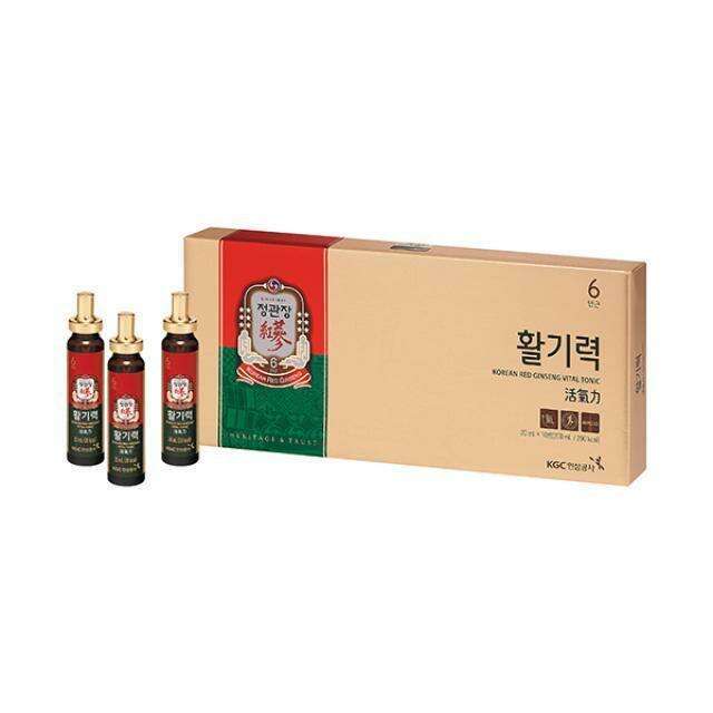 Korean Red Ginseng Energy Revitalization Tonic - 20ml x 10 Bottles