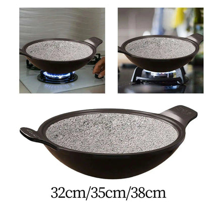Korean Stone Cooking Pot for Ramen, Soups, Stews, and Kimchi Rice - Très Elite