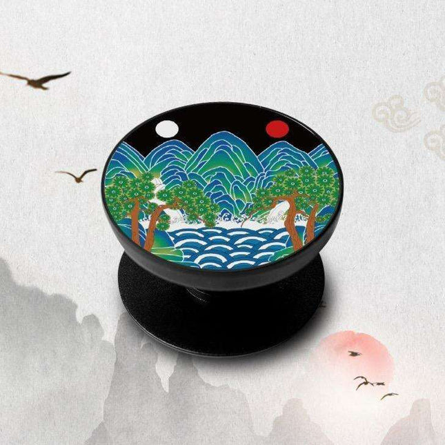 Korean Traditional Najeon Chilgi Mother-of-Pearl Phone Grip - Très Elite
