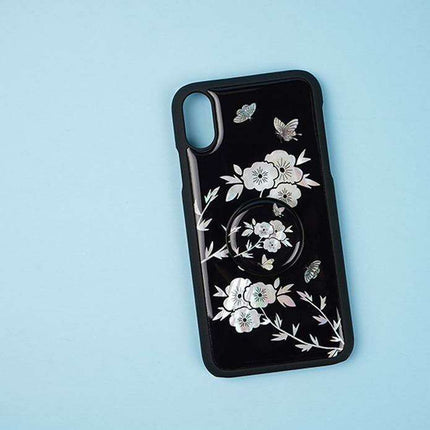 Korean Traditional Najeon Chilgi Phone Grip with Artful Design - Très Elite