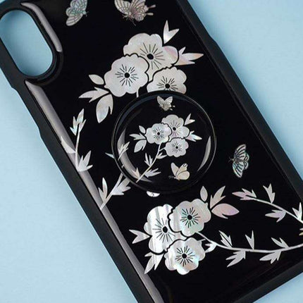 Korean Traditional Najeon Chilgi Phone Grip with Artful Design - Très Elite