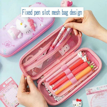 Kuromi & Cinnamoroll Anime-Inspired Pencil Case - Stylish and Functional Stationery Organizer - Très Elite