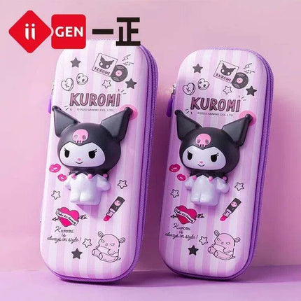 Kuromi & Cinnamoroll Anime-Inspired Pencil Case - Stylish and Functional Stationery Organizer - Très Elite