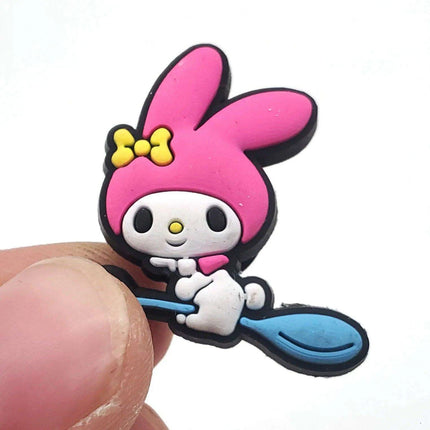 Kuromi Delight Shoe Charm: Whimsical Footwear Enhancement - Très Elite