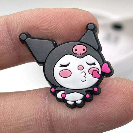 Kuromi Delight Shoe Charm: Whimsical Footwear Enhancement - Très Elite