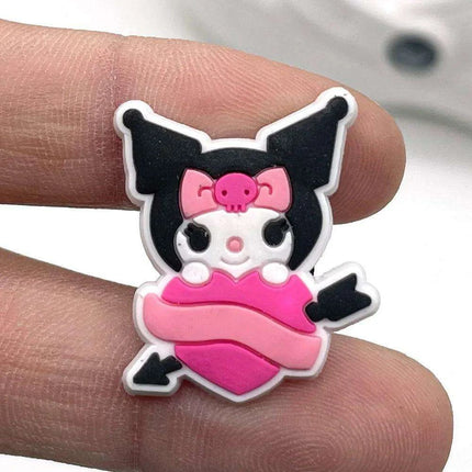 Kuromi Delight Shoe Charm: Whimsical Footwear Enhancement - Très Elite