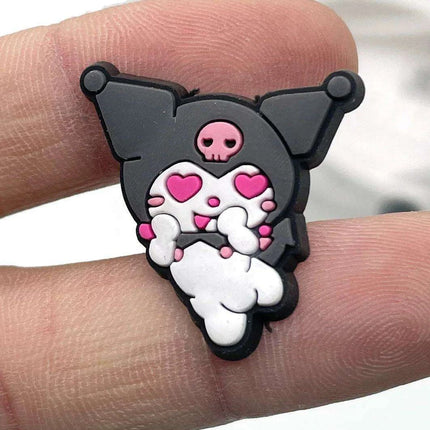 Kuromi Delight Shoe Charm: Whimsical Footwear Enhancement - Très Elite