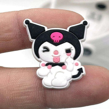Kuromi Delight Shoe Charm: Whimsical Footwear Enhancement - Très Elite