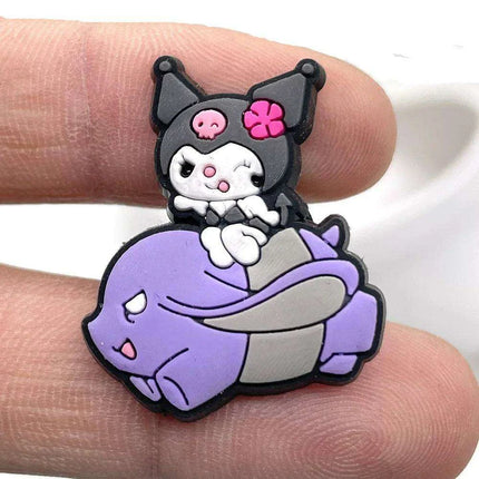 Kuromi Delight Shoe Charm: Whimsical Footwear Enhancement - Très Elite