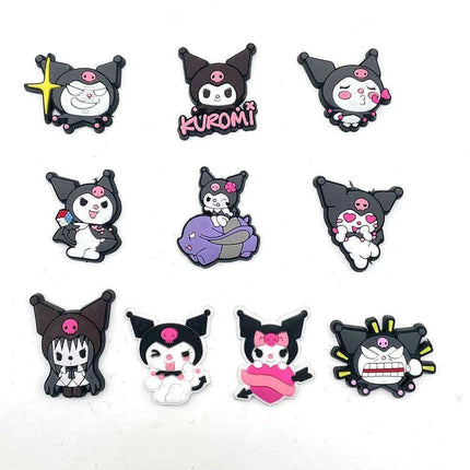Kuromi Delight Shoe Charm: Whimsical Footwear Enhancement - Très Elite