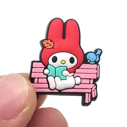 Kuromi Delight Shoe Charm: Whimsical Footwear Enhancement - Très Elite