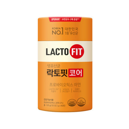 Lacto Fit Probiotics Core 120g 60 Sticks With Zinc 2 Billion CFU - Très Elite